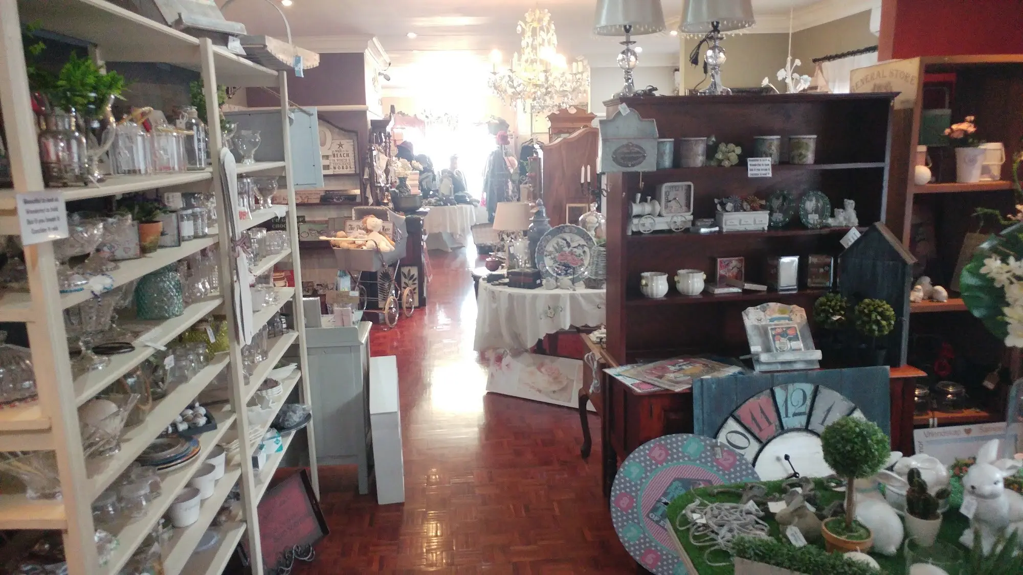 Shelves of gifts