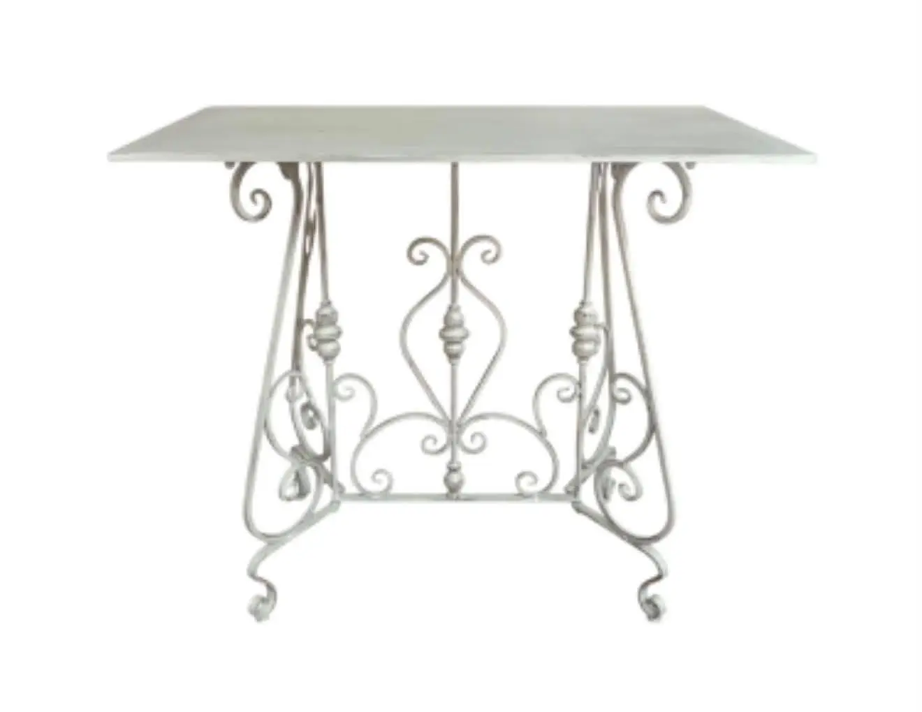 Iron side table